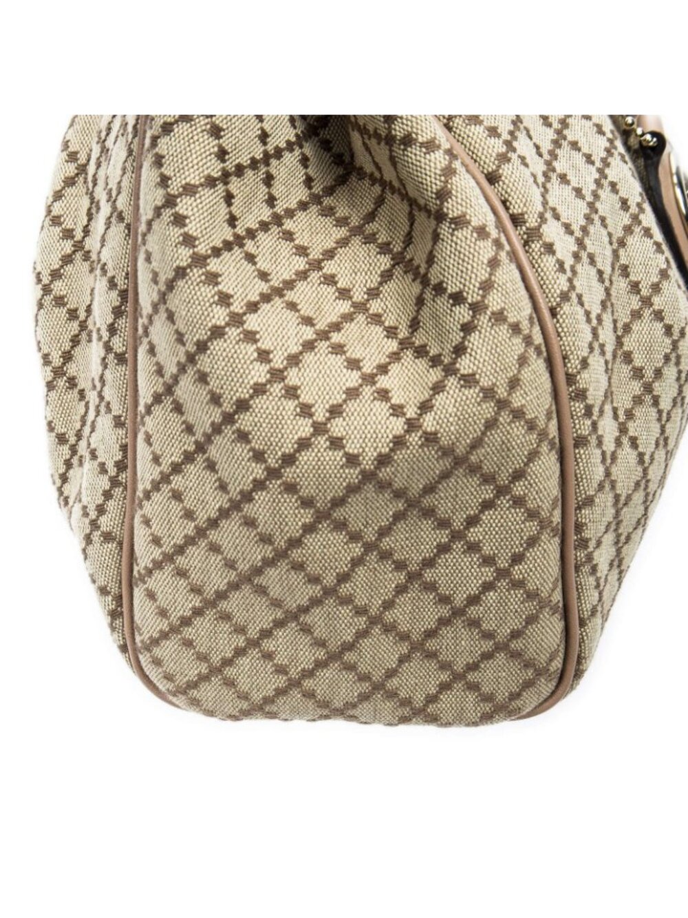 Gucci Mini Tote Beige Diamante Canvas - Picture 8 of 10